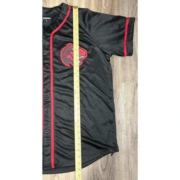 Excision Headbanger Baseball Jersey Tour Men's L EDM Electronic Music DJ T-Rex - Picture 5 of 7
